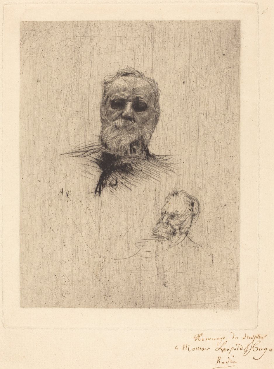 Victor Hugo, De Face by Auguste Rodin