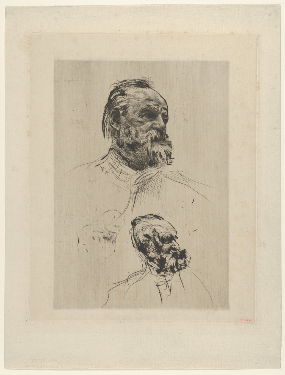 Victor Hugo three-quarter view by Auguste Rodin