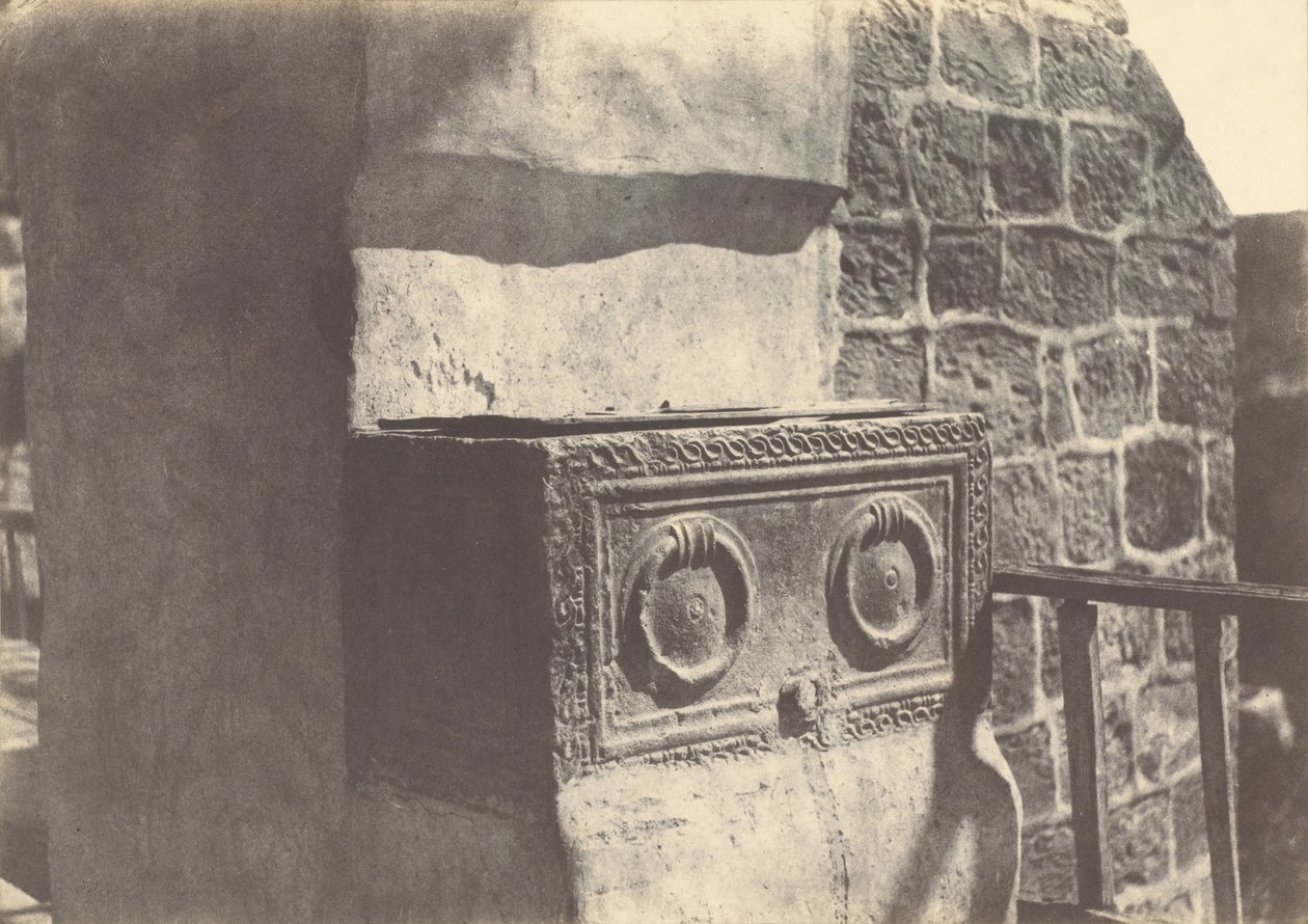 Jerusalem. Jewish Sarcophagus by Auguste Salzmann
