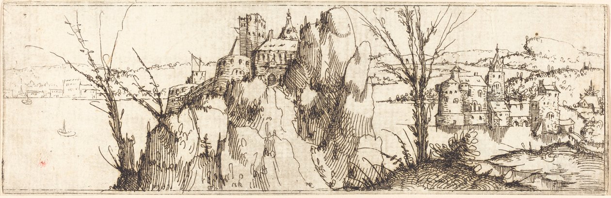 Landscape with a Lake by Augustin Hirschvogel