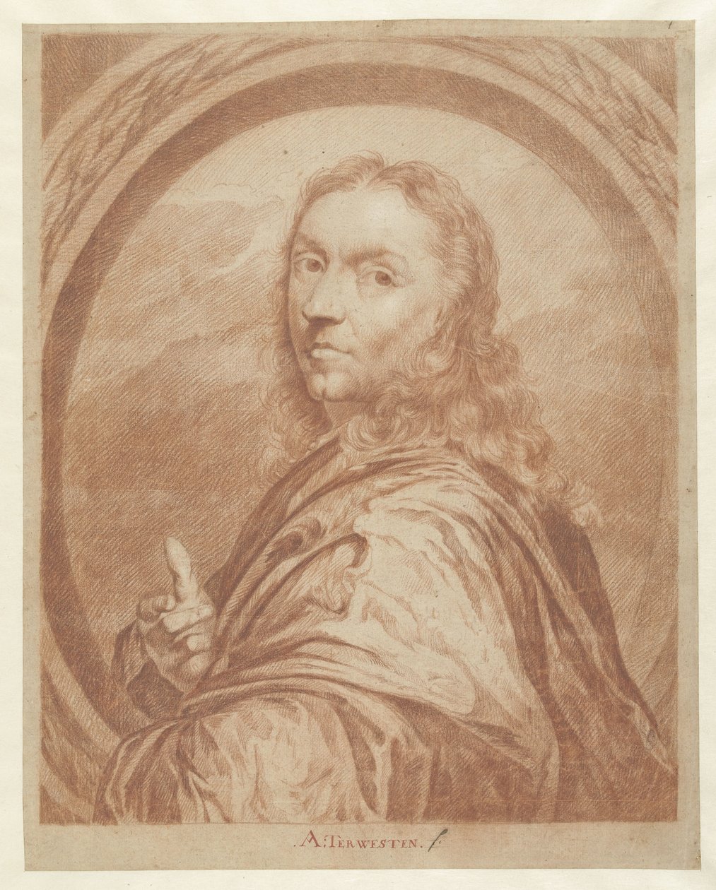 Bust of a Man by Augustinus Terwesten (I)