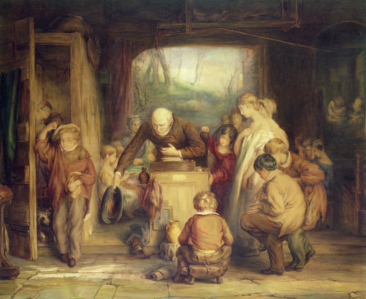 The Last In by Augustus Edward Mulready