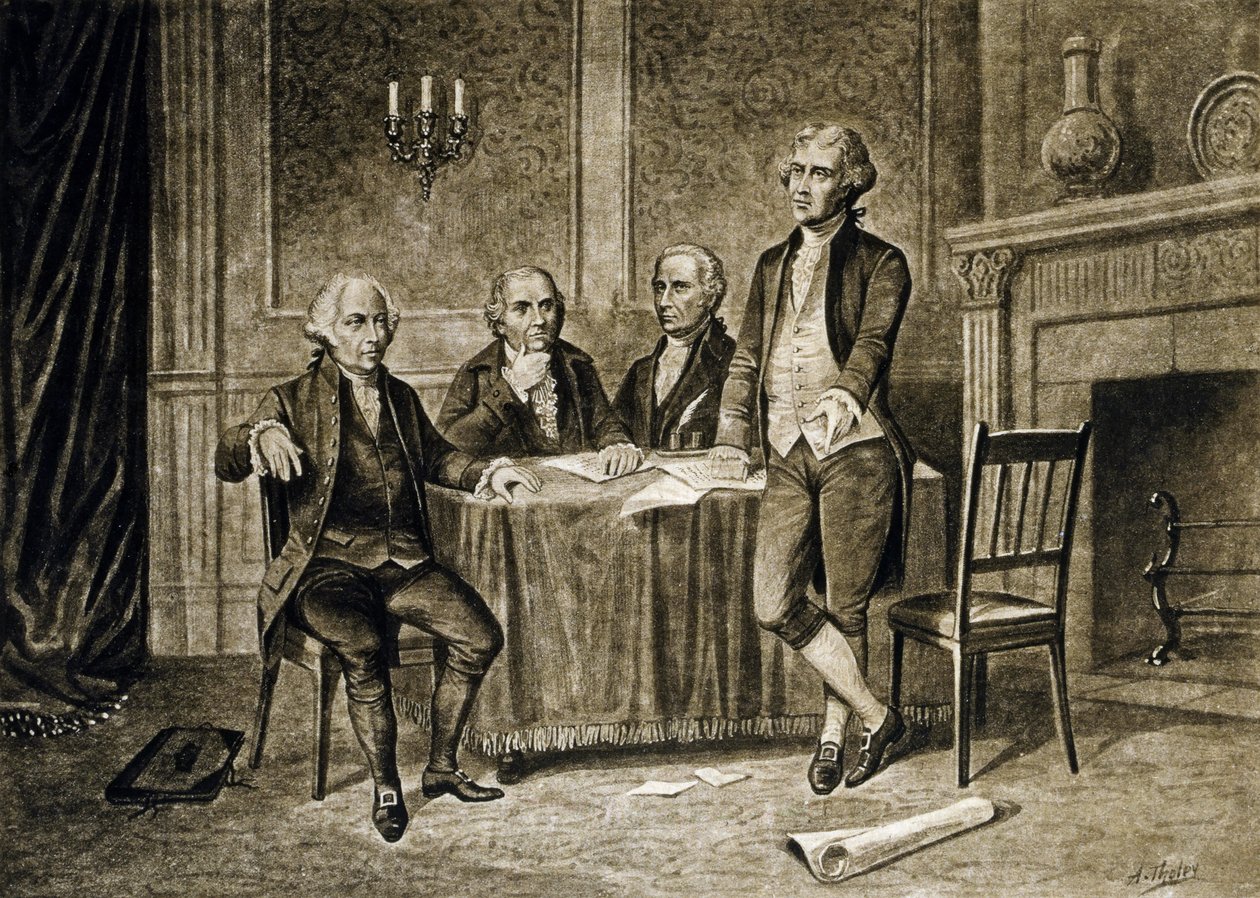 Leaders of the First Continental Congress by Augustus Tholey
