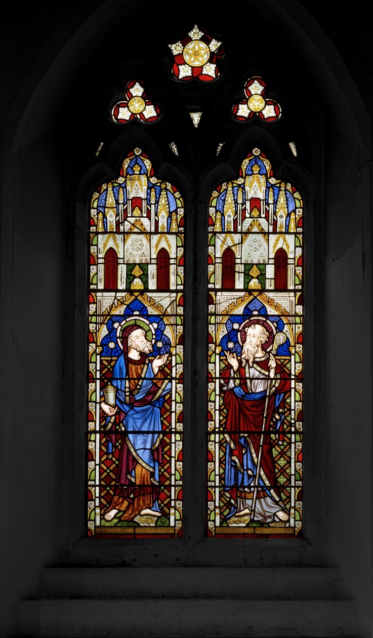 St. Joseph of Arimathea and St. Clement by Augustus Welby Northmore Pugin