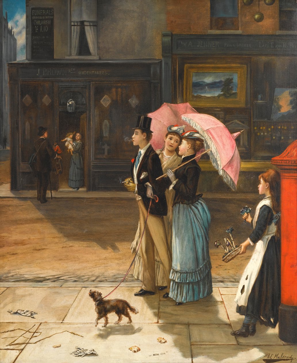 Our Good Natured Cousin by Augustus Edwin Mulready