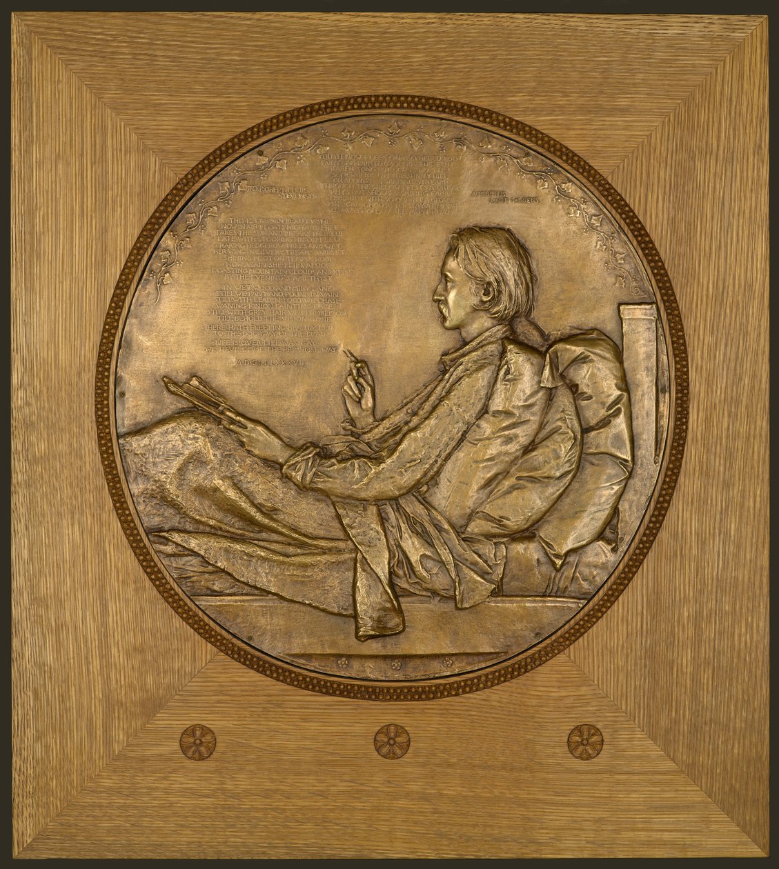 Robert Louis Stevenson by Augustus Saint Gaudens