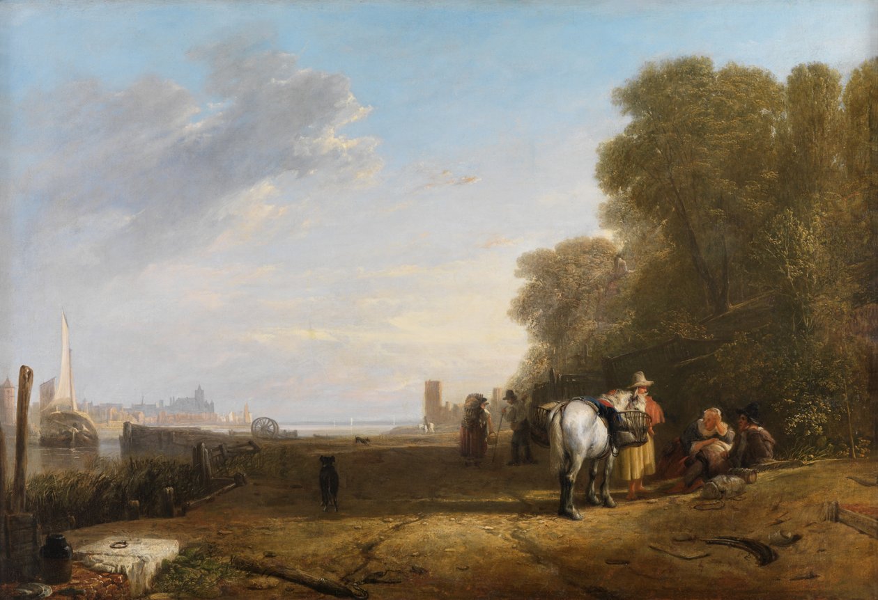 A Scene in Holland by Augustus Wall Callcott