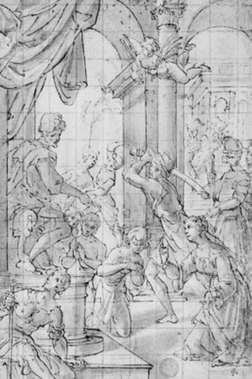 The Martyrdom of the Maccabees (?) by Aurelio Lomi