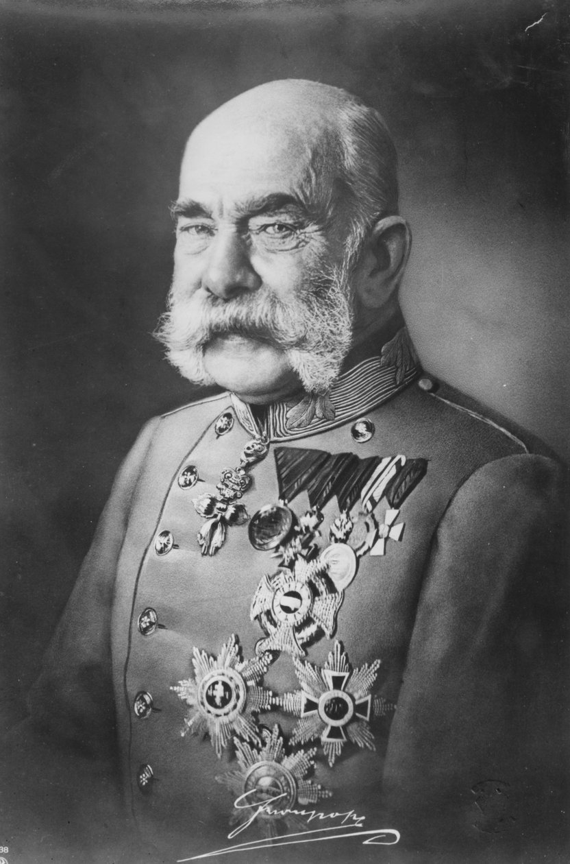 Emperor Franz Joseph I by Austrian Photographer
