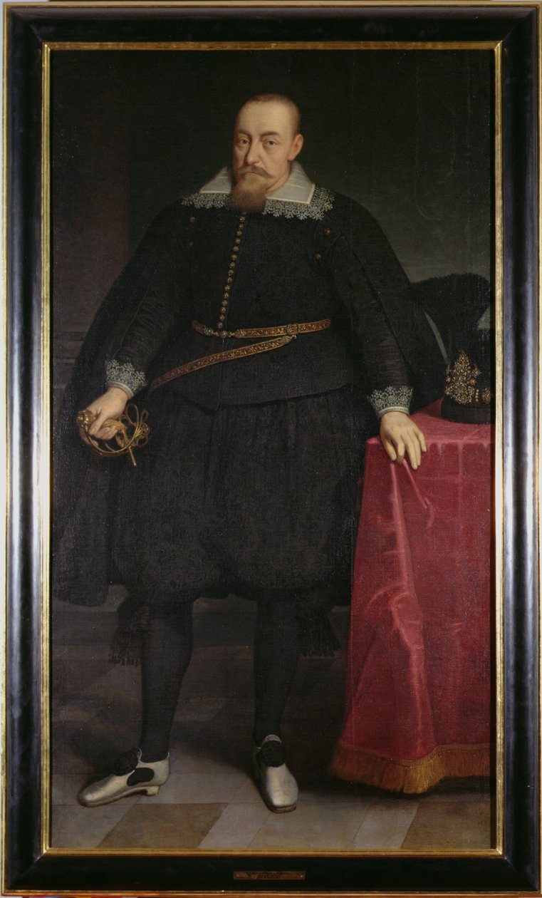 Portrait of Sigismund III (1566-1632) by Austrian School
