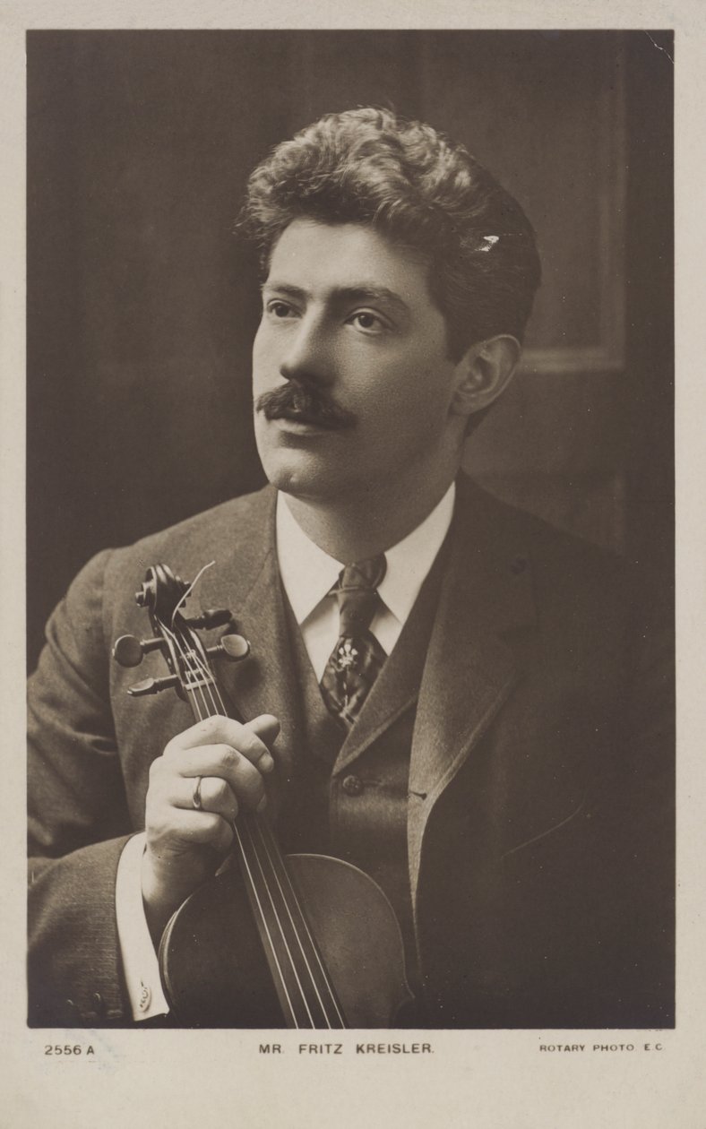 Fritz Kreisler by Austrian Photographer