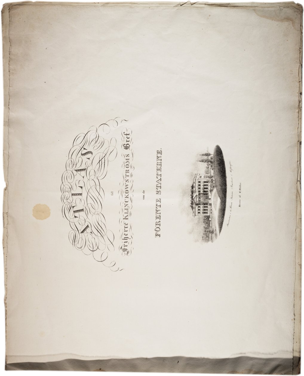 Atlas of the United States by Axel Leonhard Klinckowström