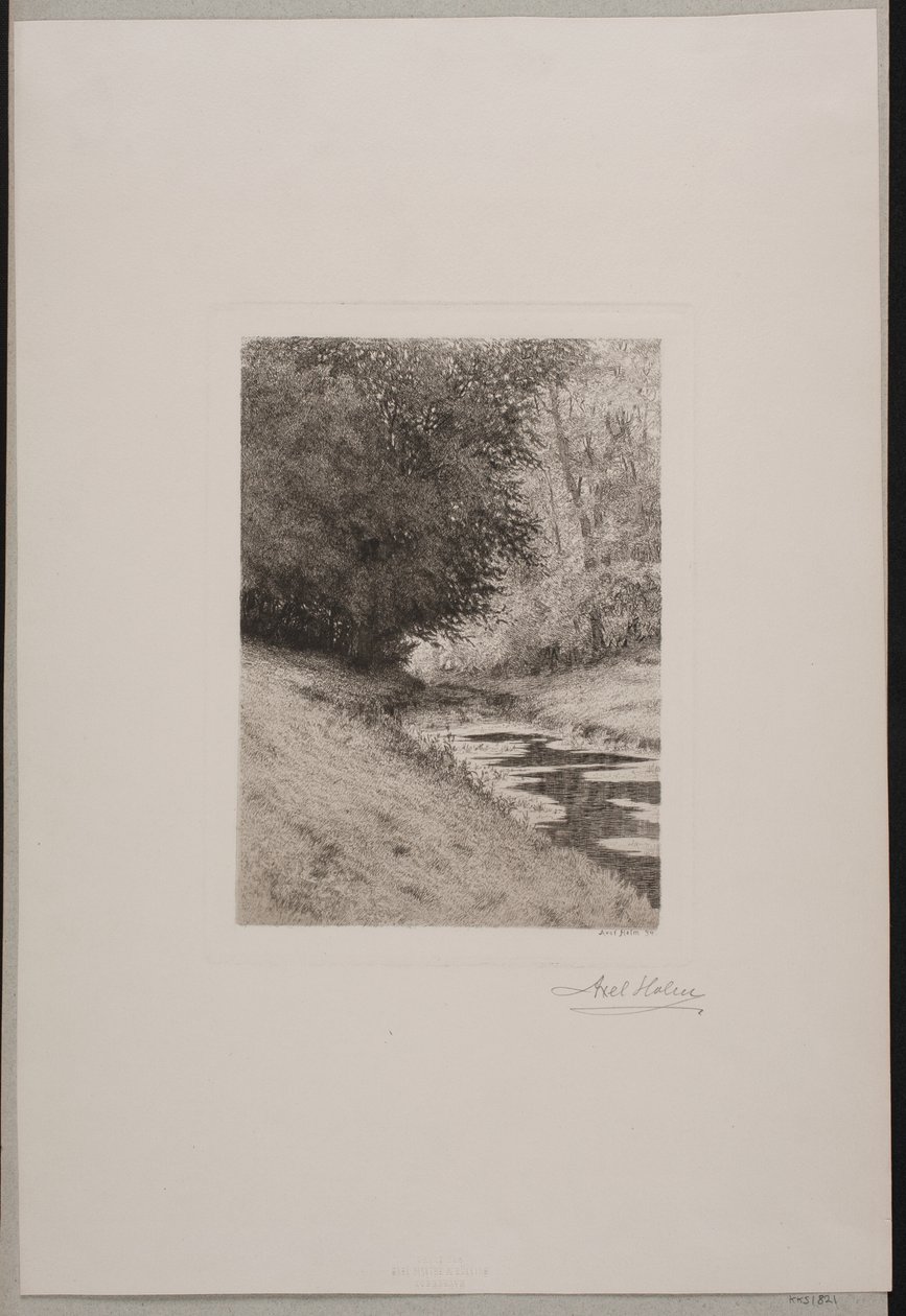 The Stream in Charlottenlund by Axel Holm