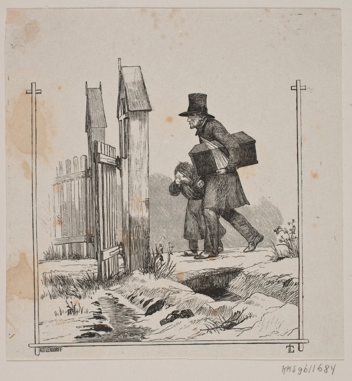 A Funeral by Axel Theodor Kittendorff