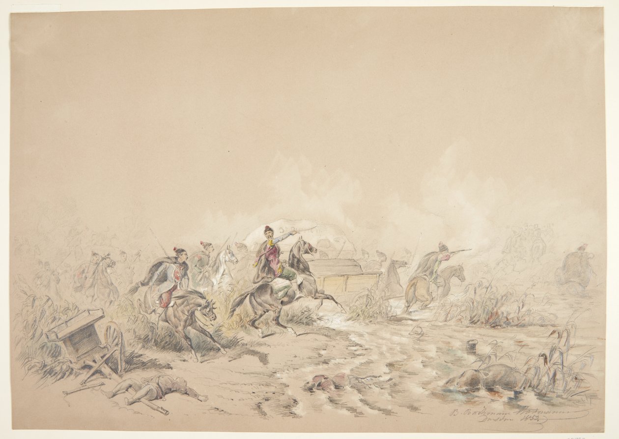 War Scene by B. Bachmann Hohmann