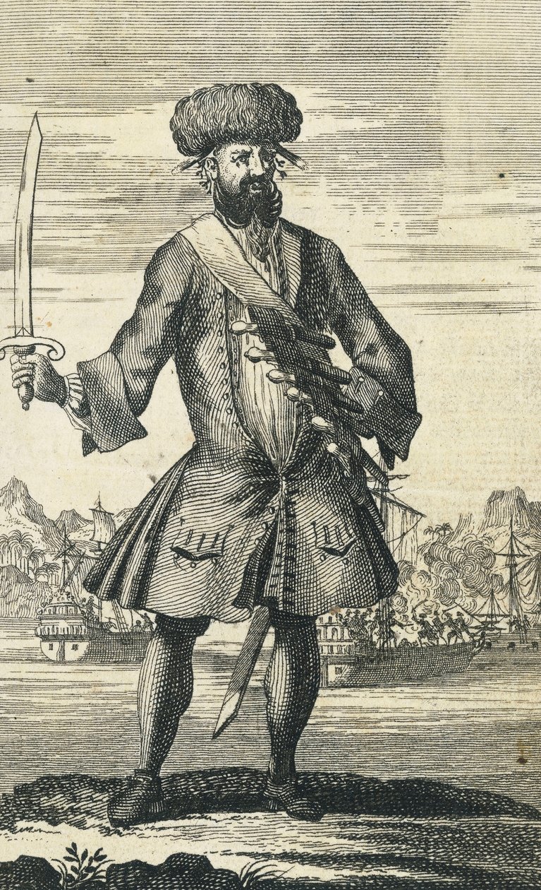 The pirate Blackbeard by B. Cole