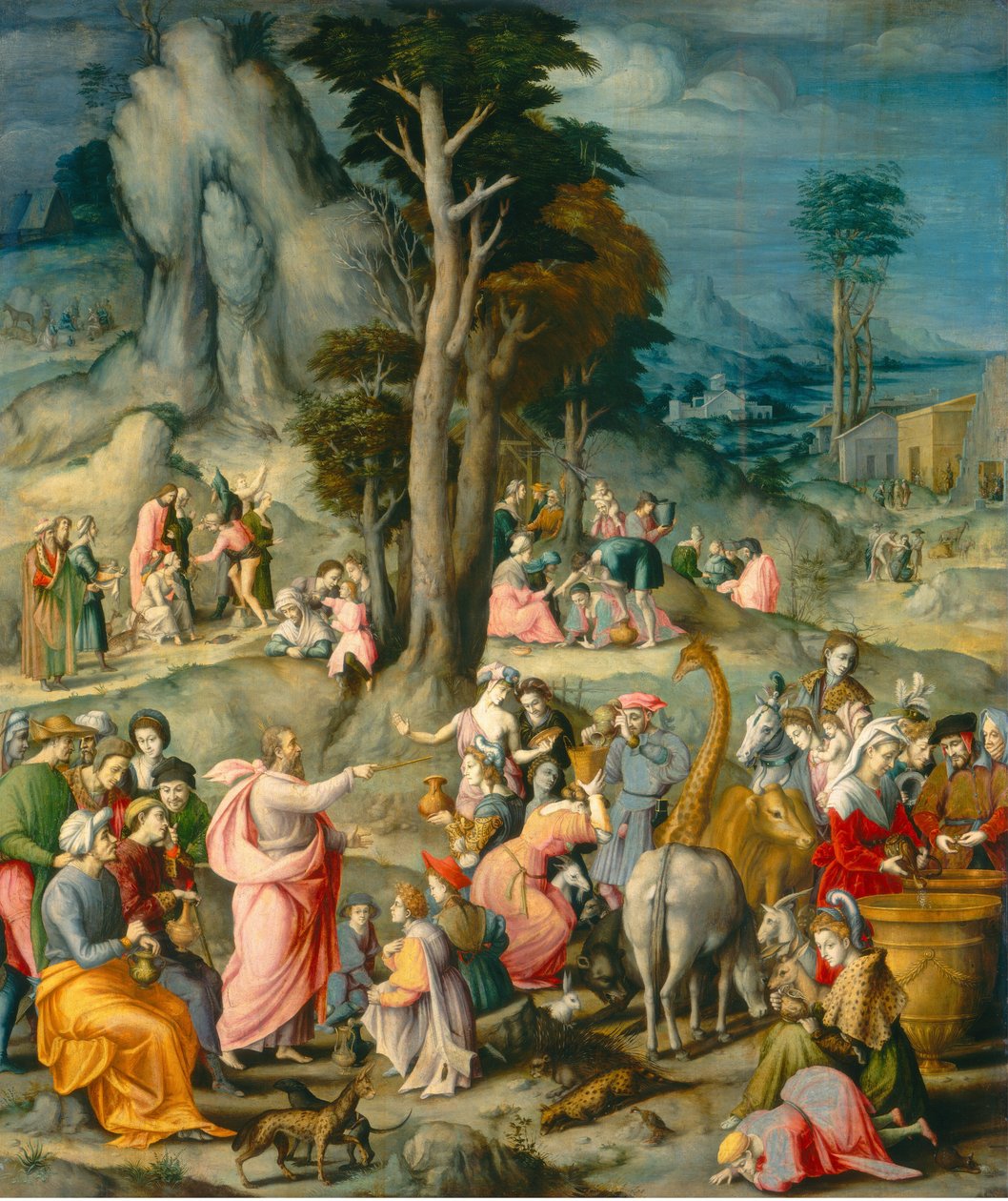 The Gathering of Manna by Bacchiacca