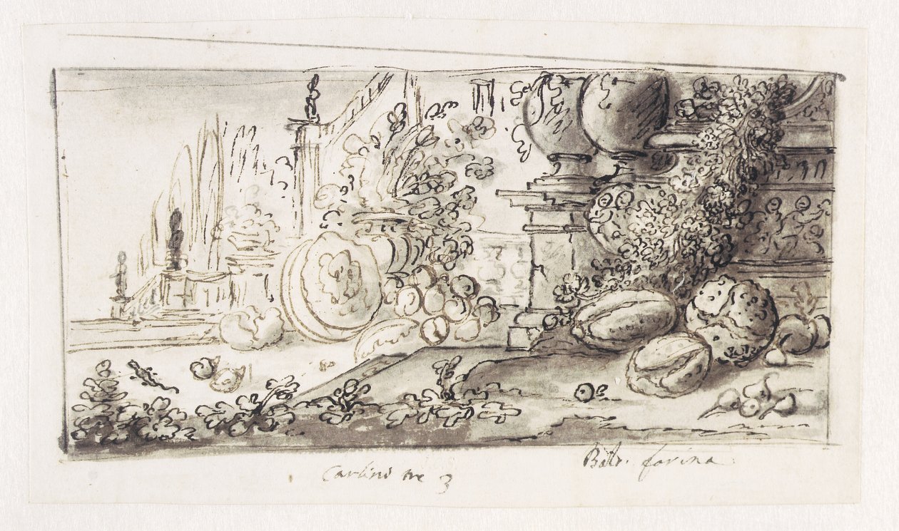 Still Life in a Park by Baldassare Farina
