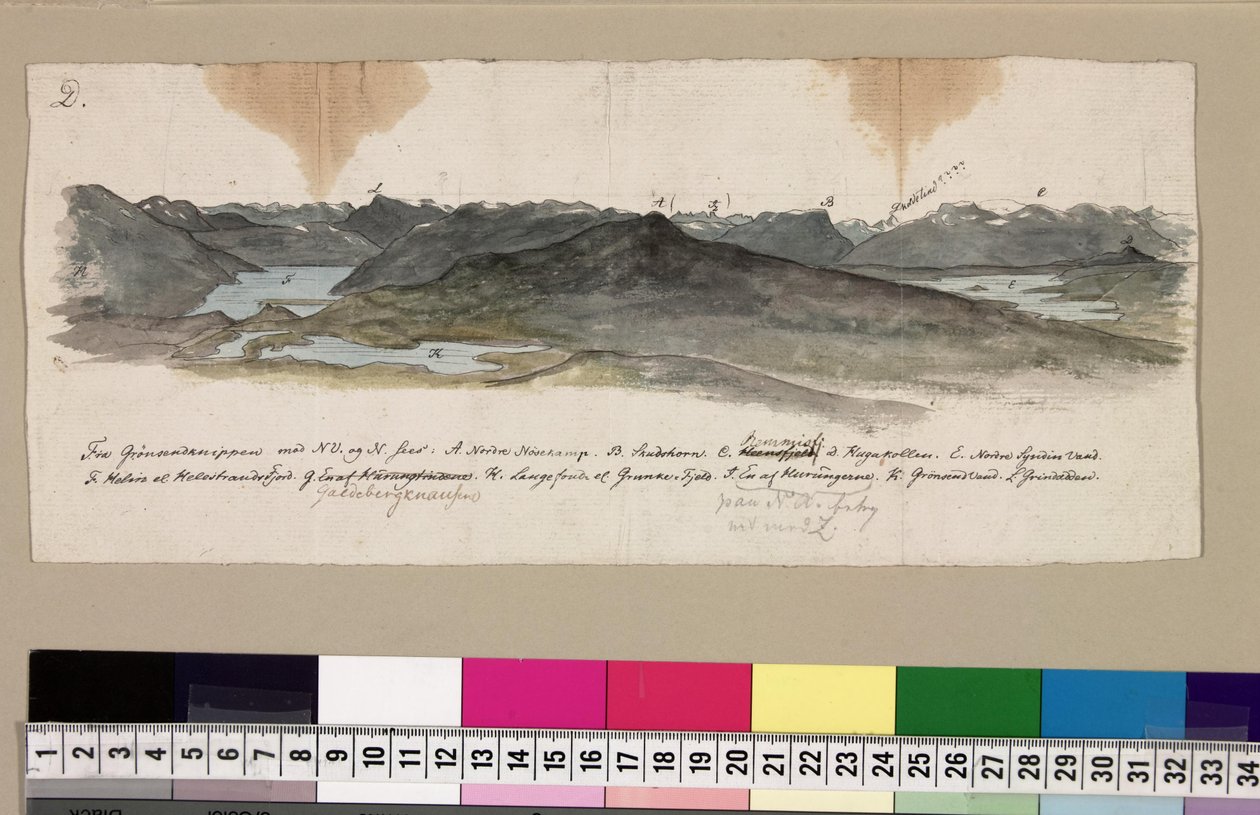 Memory of the Mountain Journey in 1820 by Baltazar Mathias Keilhau