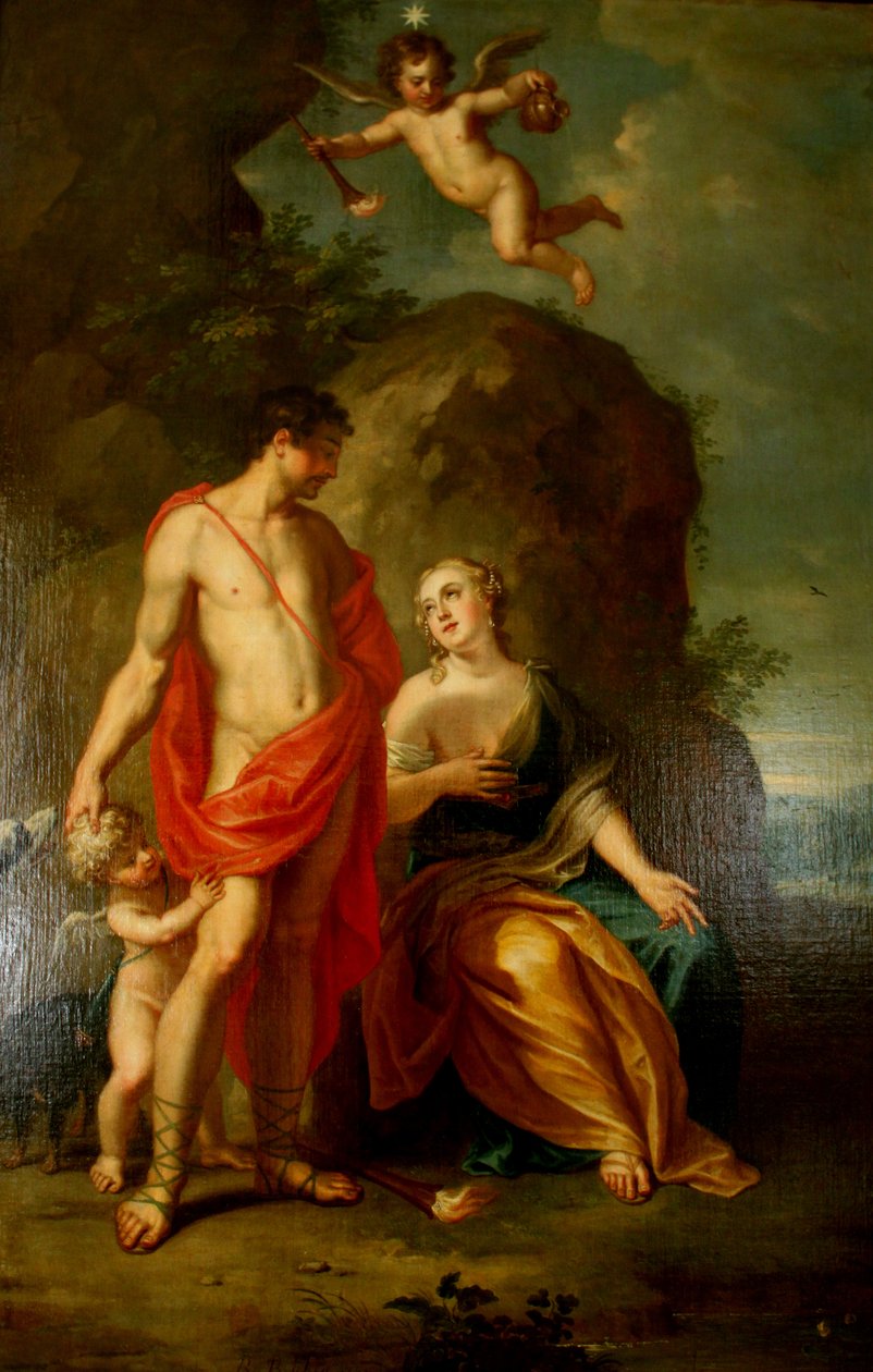 Venus and Adonis by Balthasar Beschey