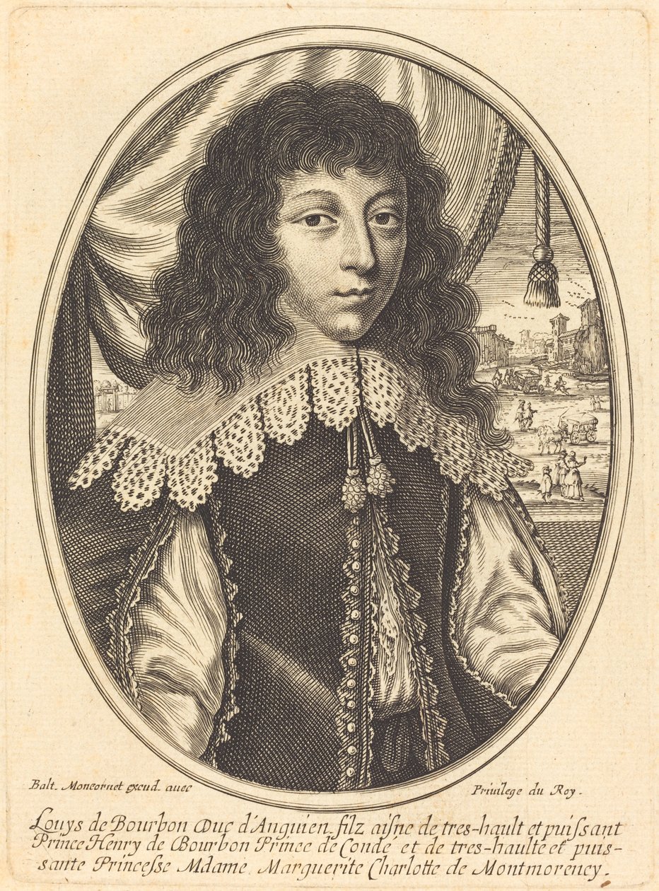 Louis II de Bourbon-Condé by Balthasar Moncornet