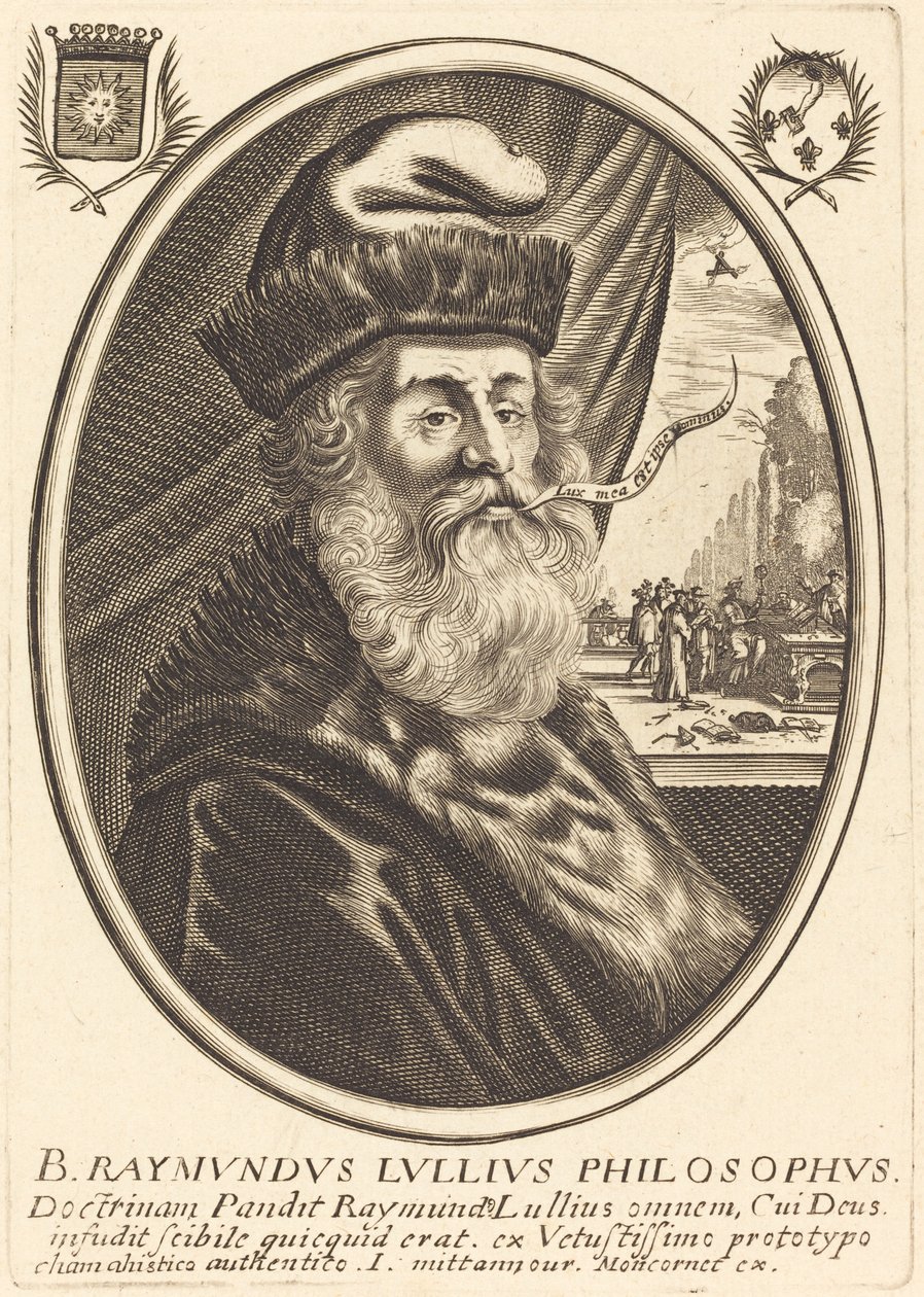 Raymond Lulle by Balthasar Moncornet
