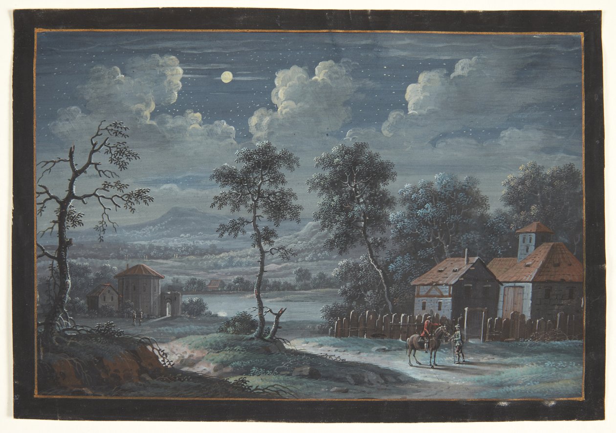 A Southern Landscape in Full Moon by Barbara Dietzsch
