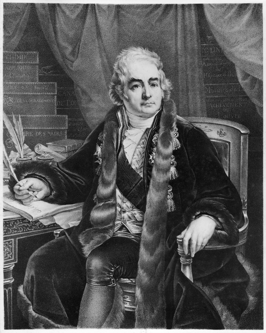 Jean Antoine Chaptal, Comte de Chanteloup by Antoine Jean Gros