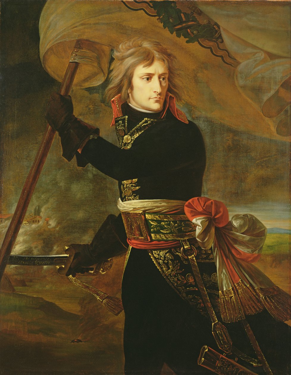 Napoleon I on the Bridge of Arcole by Antoine Jean Gros