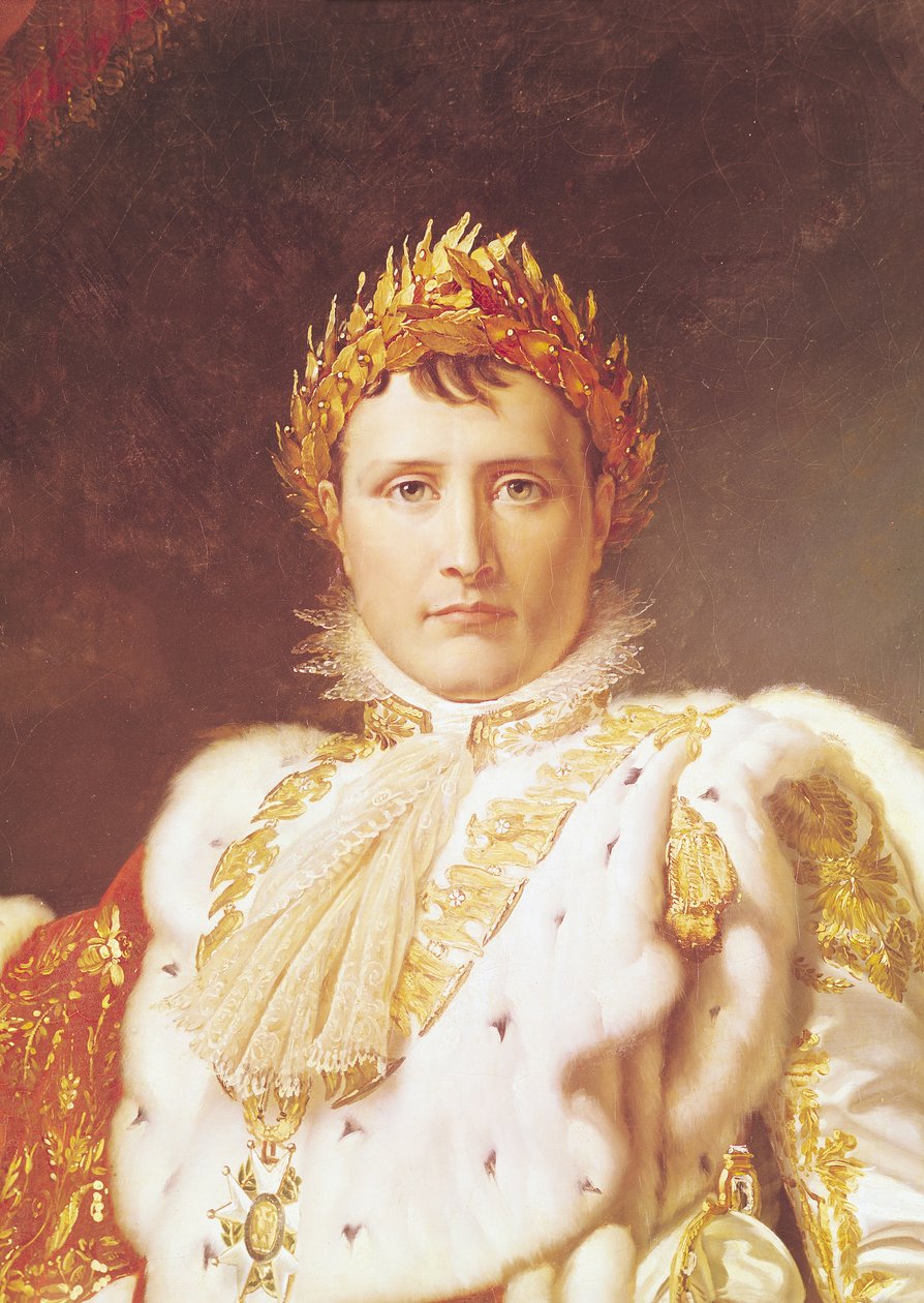 Napoleon I in Coronation Robes (detail) by Baron François Pascal Simon Gérard