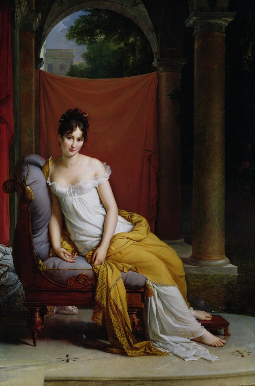 Portrait of Madame Recamier by Baron François Pascal Simon Gérard
