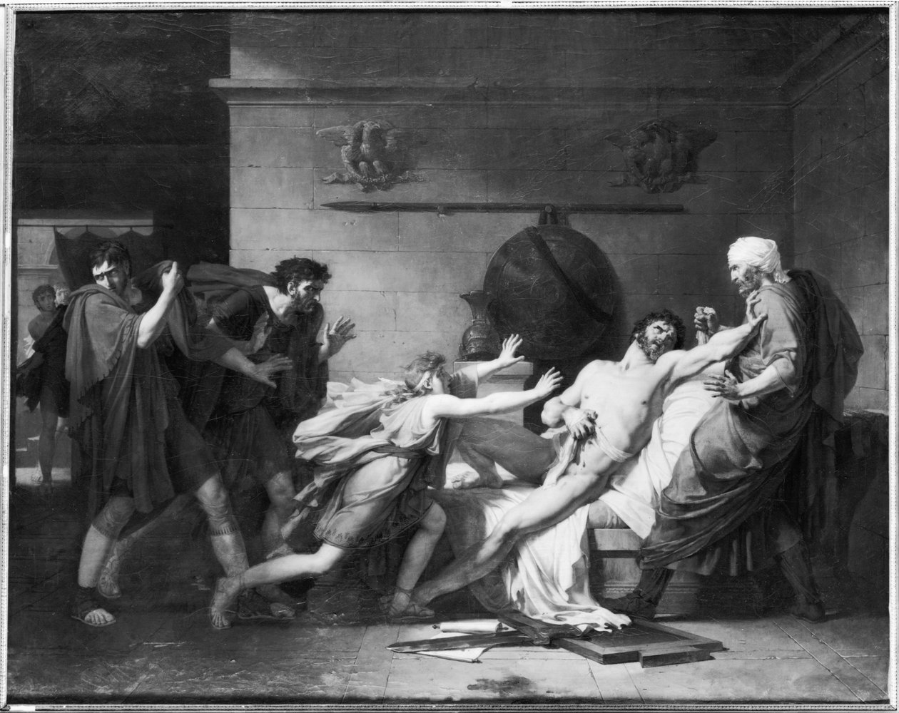 The Death of Cato of Utica by Baron Pierre Narcisse Guerin