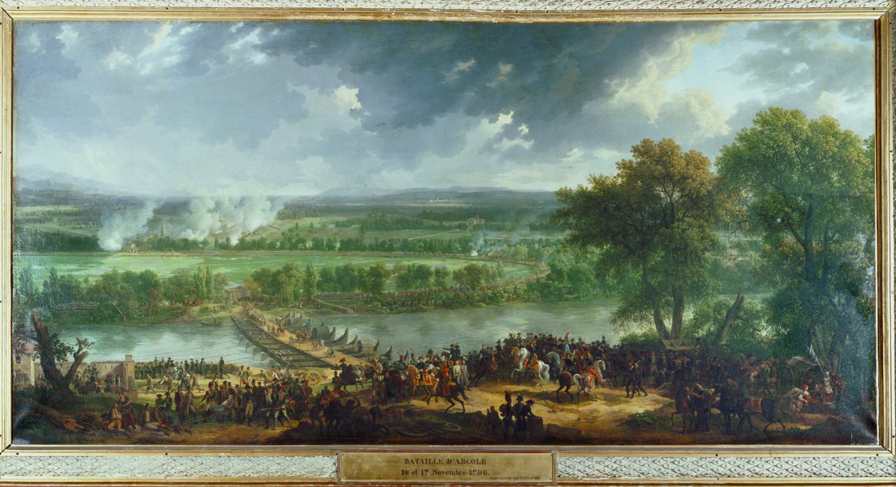 The Battle of Arcole by Baron Louis Albert Bacler d