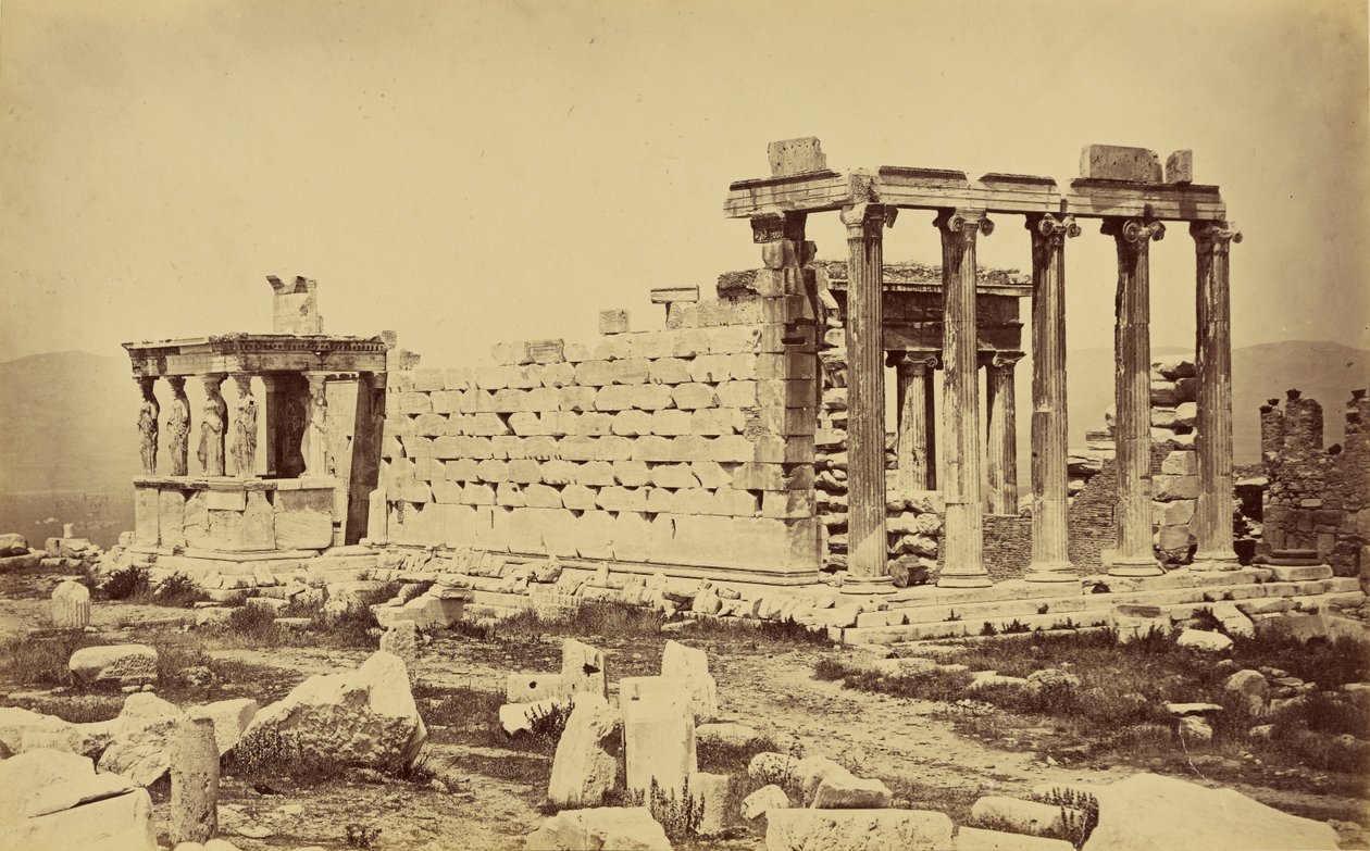 Athens - Erechtheion by Baron Paul des Granges