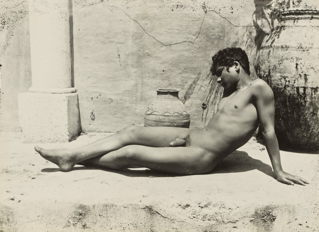 Reclining Nude with Vases by Baron Wilhelm von Gloeden