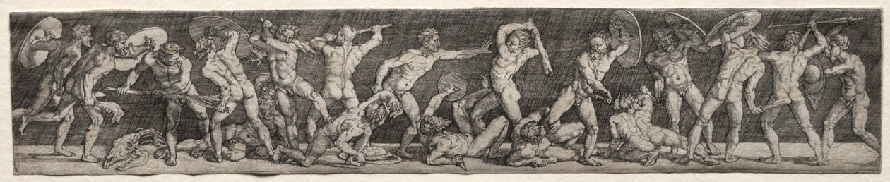 Battle of Naked Men by Barthel Beham