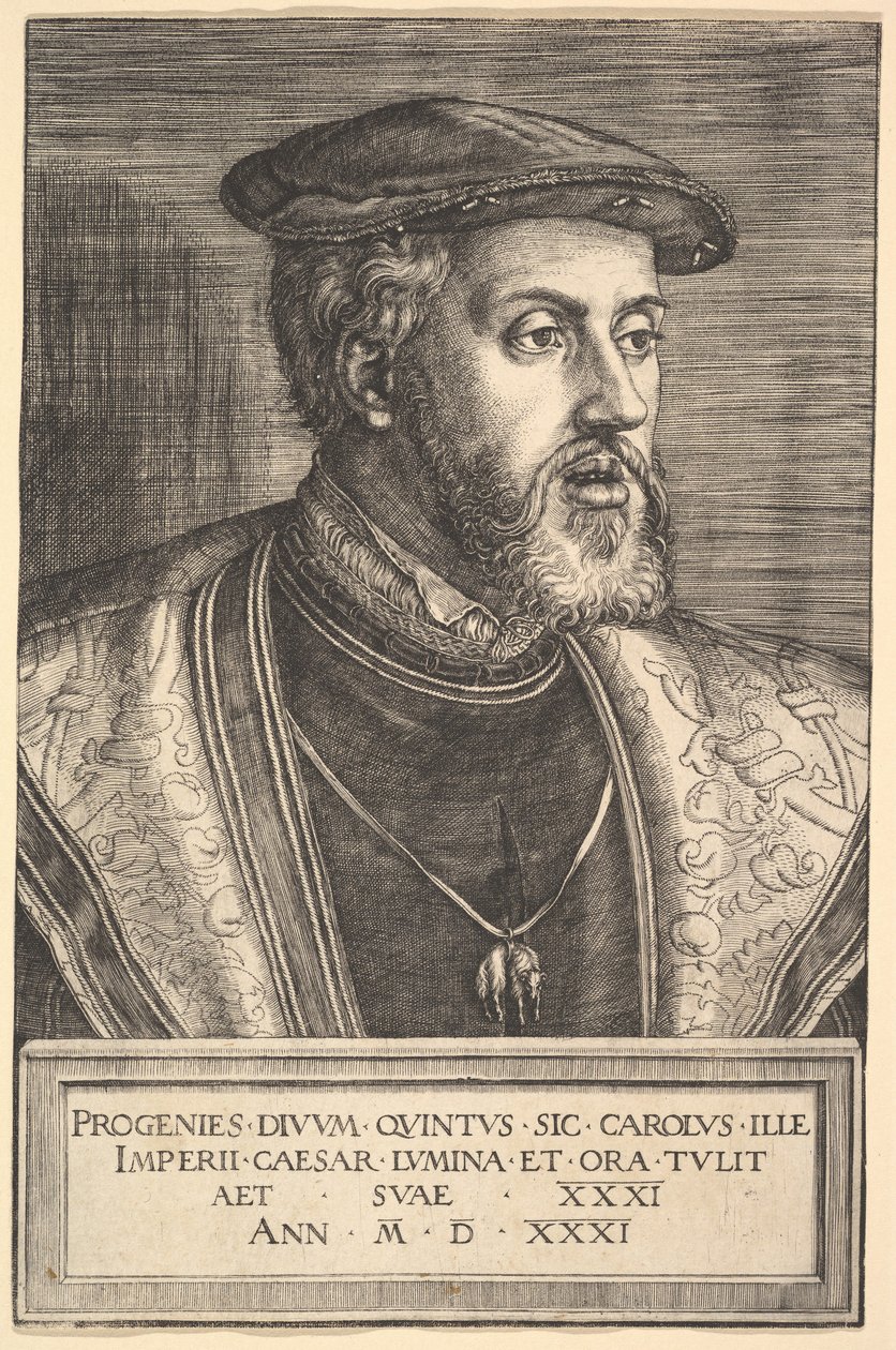 Emperor Charles V by Barthel Beham