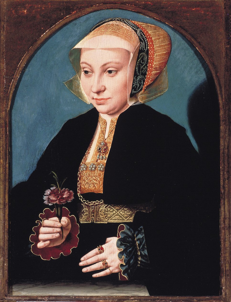 Portrait of a Lady by Bartholomaeus Bruyn