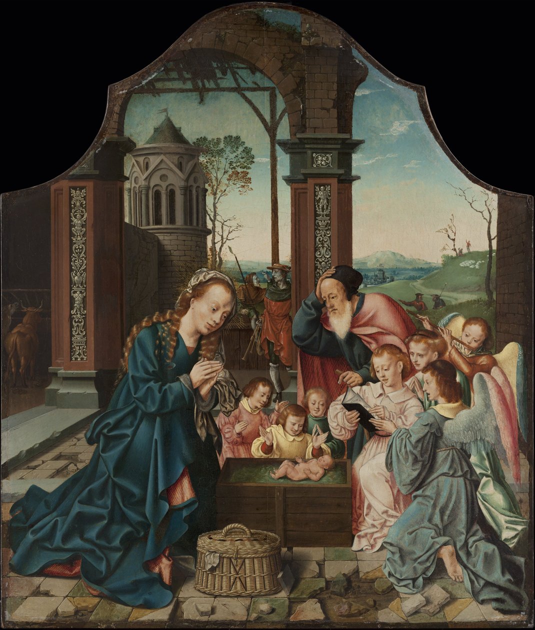 The Nativity by Bartholomaeus Bruyn the Elder