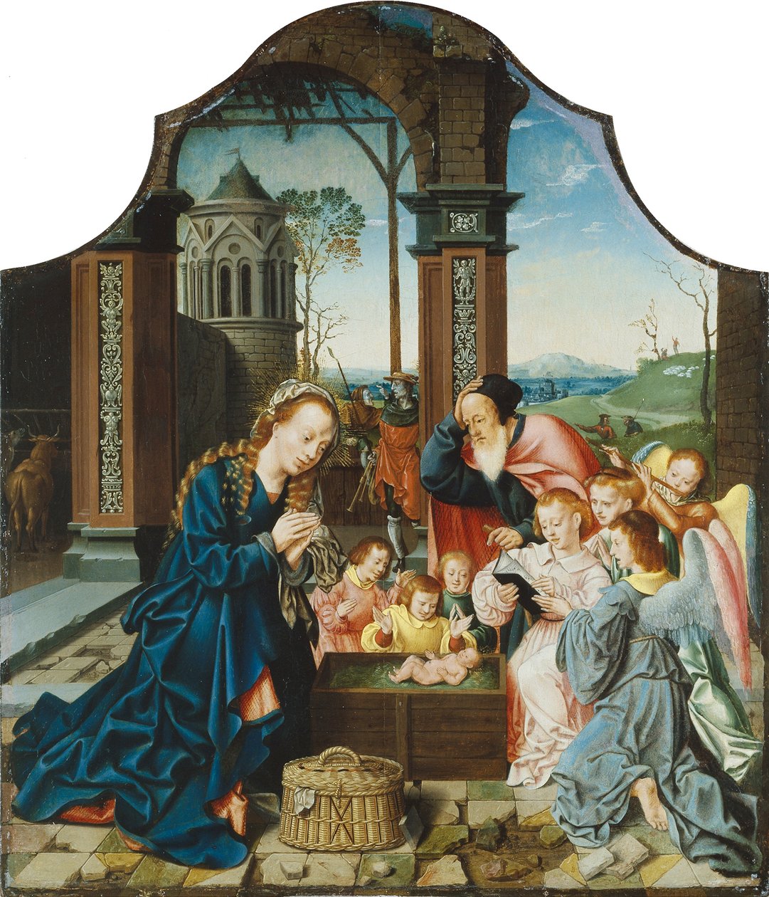 The Nativity by Bartholomaeus Bruyn the Elder