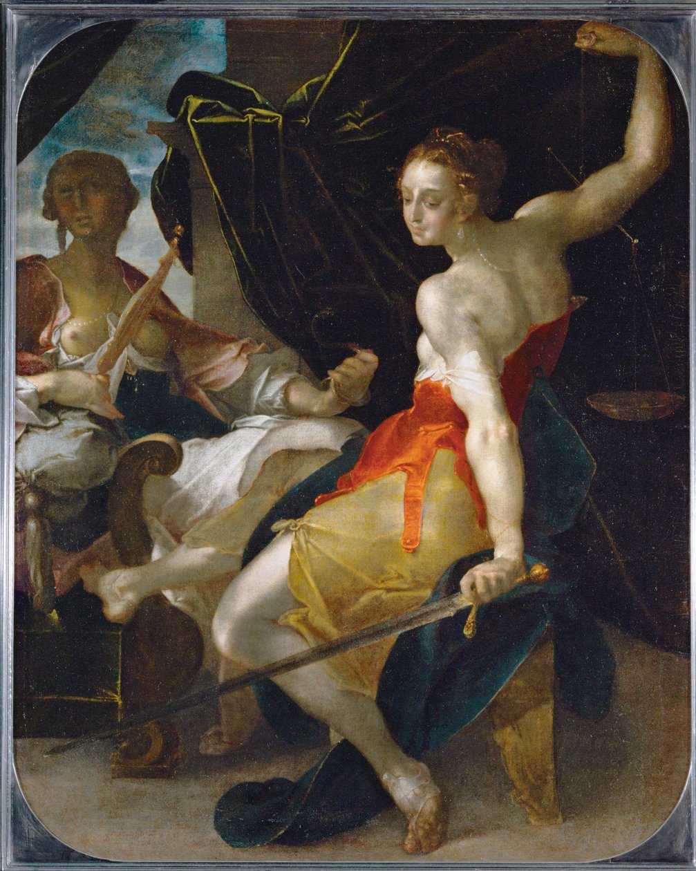 Allegory of Justice by Bartholomaeus Spranger