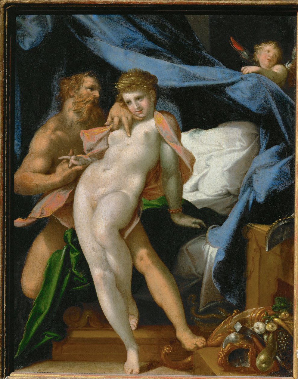 Vulcan and Maia by Bartholomaeus Spranger