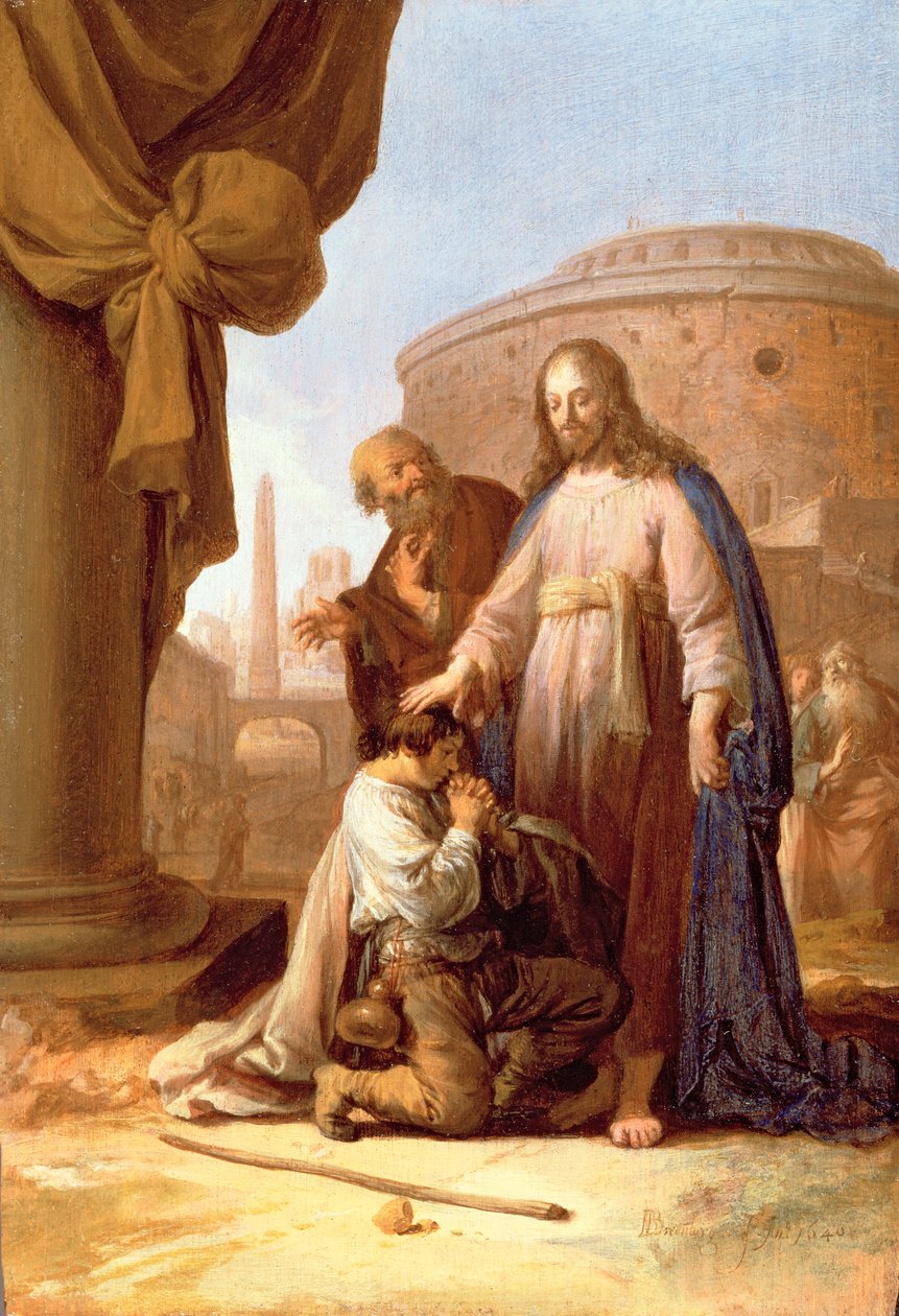 Christ and the Rich Young Ruler by Bartholomeus Breenbergh