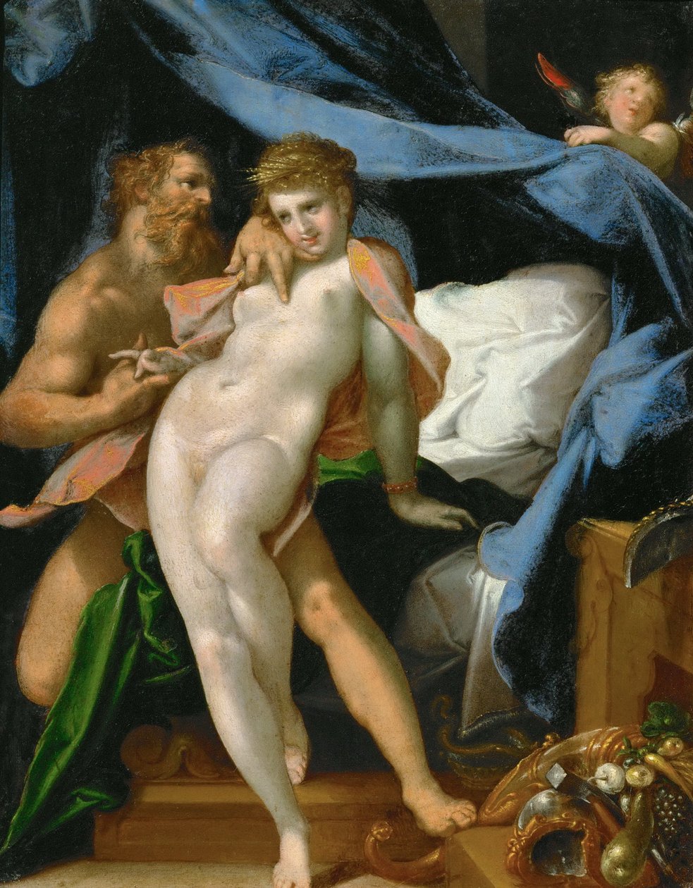 Vulcan and Maia by Bartholomeus Spranger