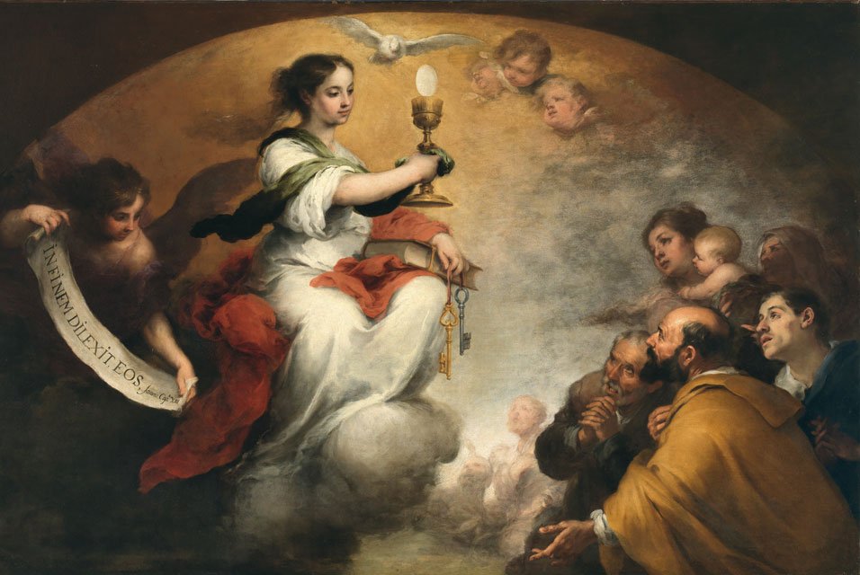 Faith or The Church Triumphant by Bartolomé Esteban Murillo