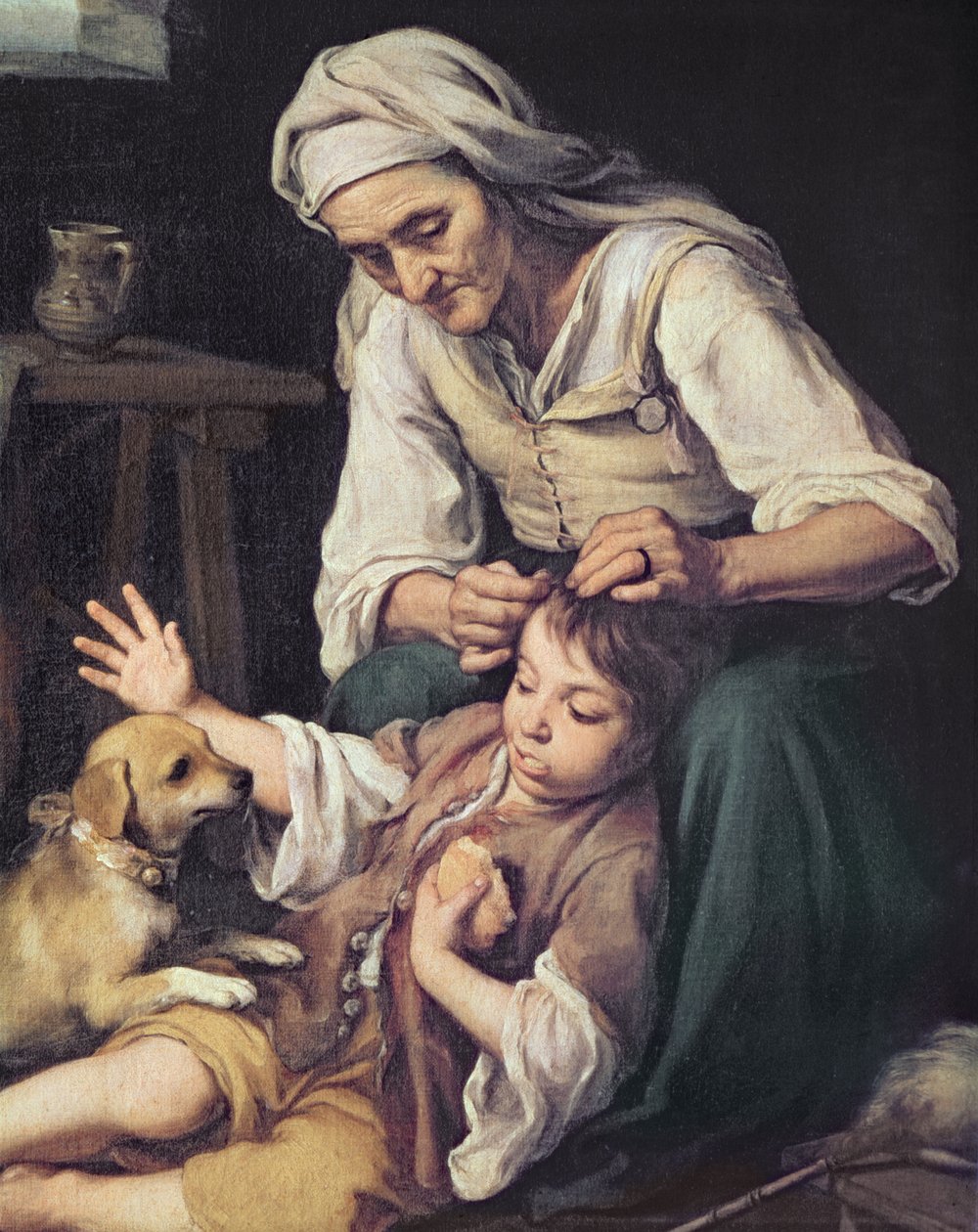 La Toilette Domestique by Bartolomé Esteban Murillo