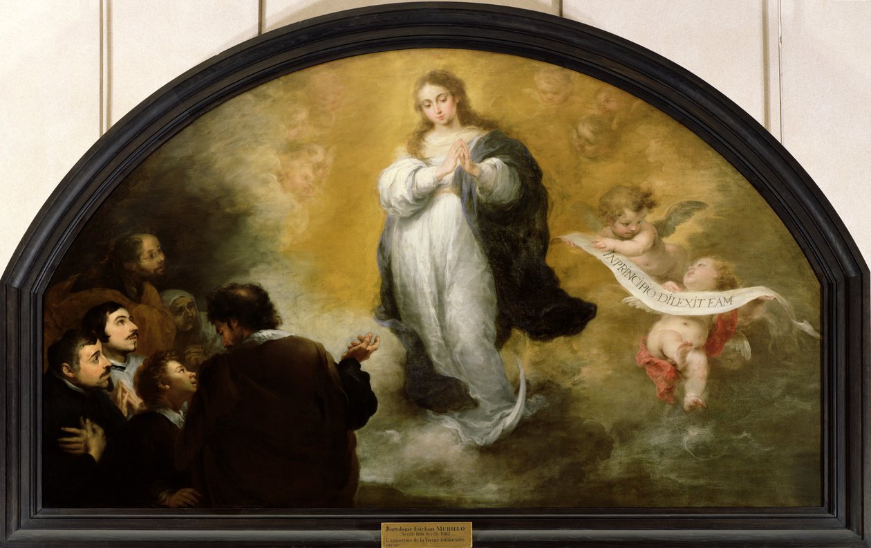 The Apparition of the Virgin, 1665 by Bartolomé Esteban Murillo
