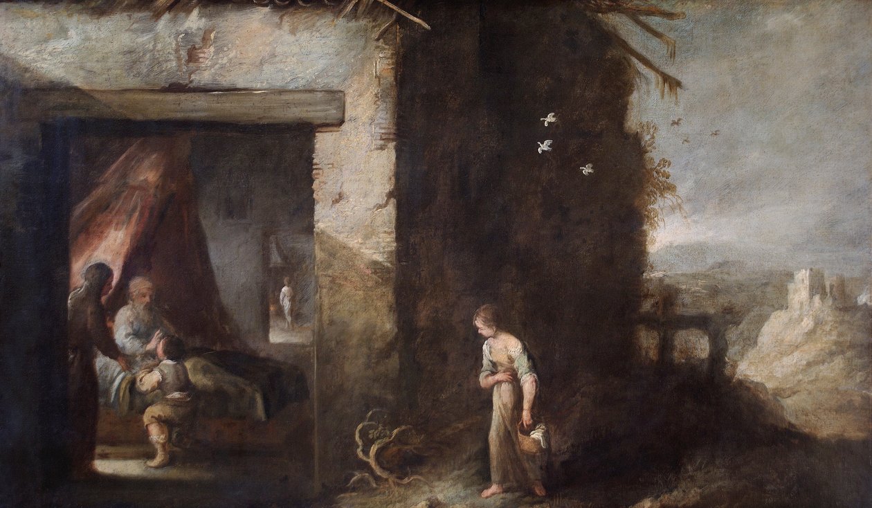 Isaac Blessing Jacob by Bartolomé Esteban Murillo