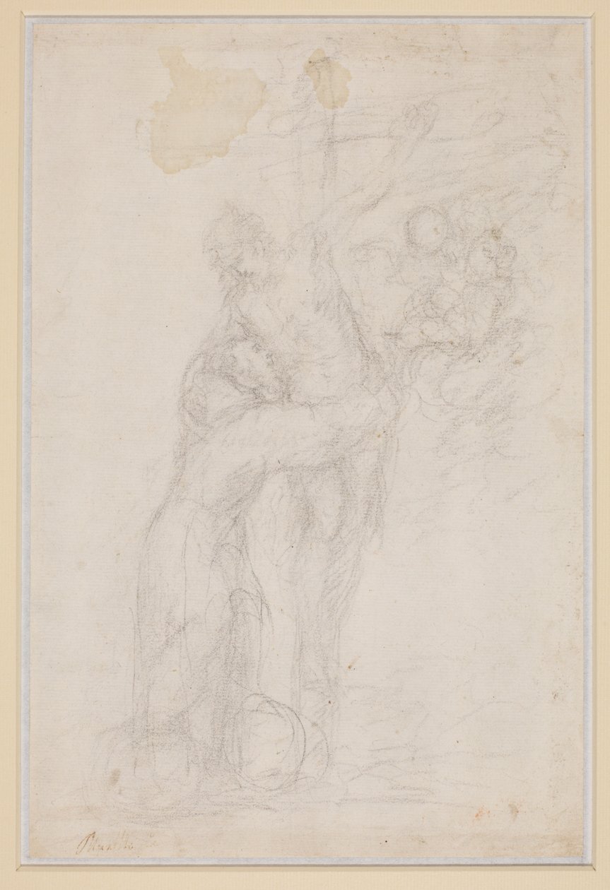 Saint Francis embracing the Crucified Christ by Bartolomé Esteban Murillo