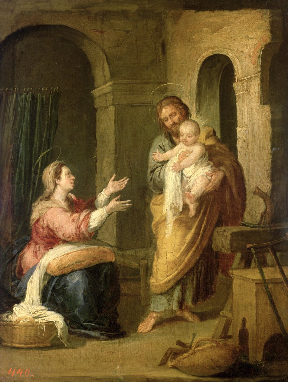 The Holy Family, c.1660-70 by Bartolomé Esteban Murillo